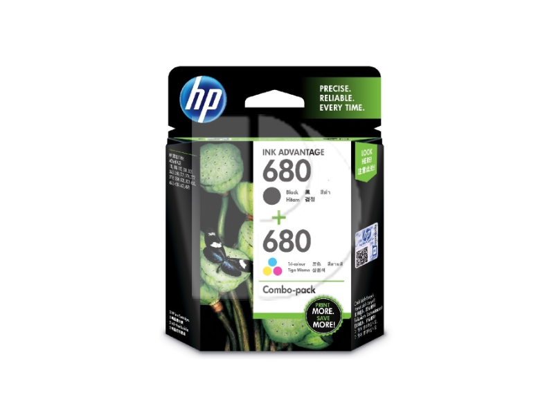 Toner Supplier Johor Bahru Jb Hp 680 Combo Black Tri Color Original Ink Advantage Cartridges