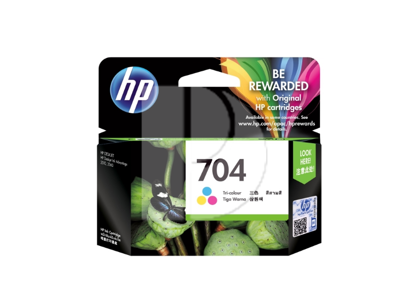 HP 704 Tri color Ink Cartridge