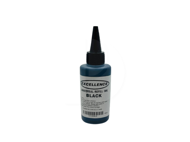 Excellence Universal Refill Ink (Black) 100ML