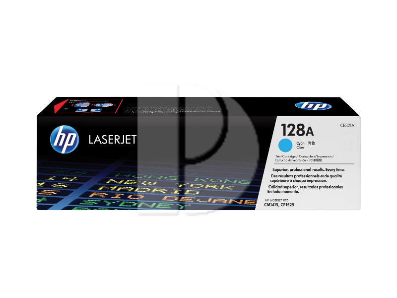 HP CE321A (128A) Cyan Original Toner Cartridge