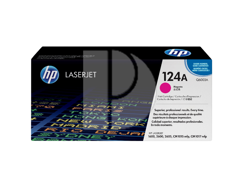 HP Q6003A (124A) Magenta Toner Cartridge