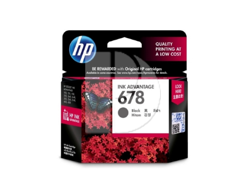 HP 678 Black Ink Cartridge