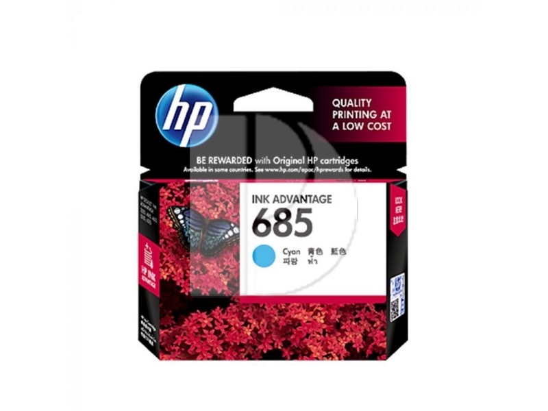 HP 685 Cyan Ink Cartridge