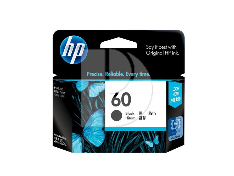 HP 60 Black Ink Cartridge