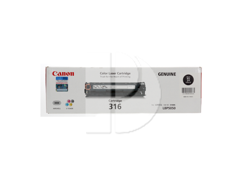 Canon 316 Black Original Toner Cartridge