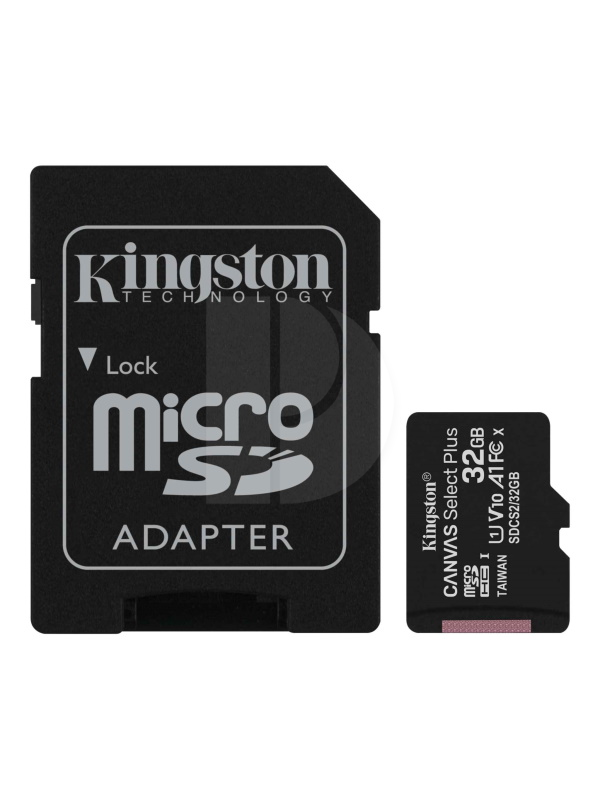 KINGSTON Canvas Select Plus 32GB Class 10 UHS-I U1 microSDHC/SDXC