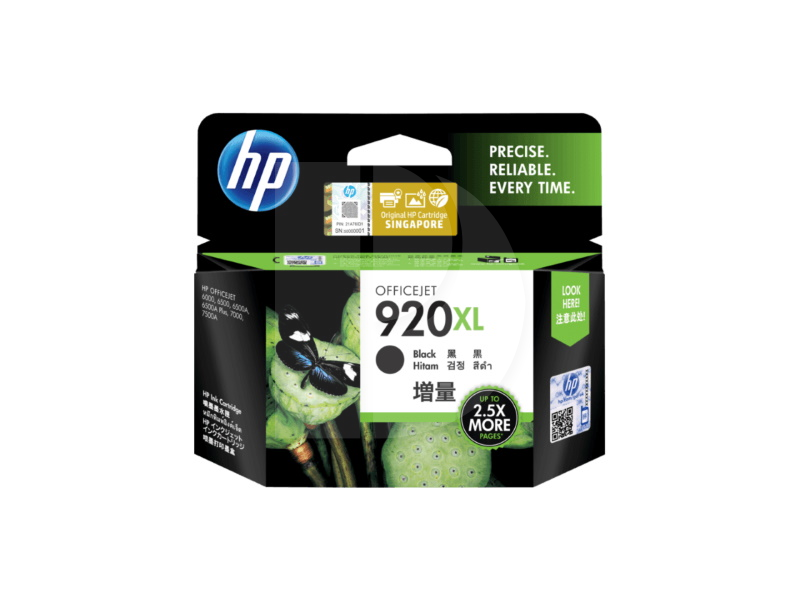 HP 920XL Black Officejet Ink Cartridge