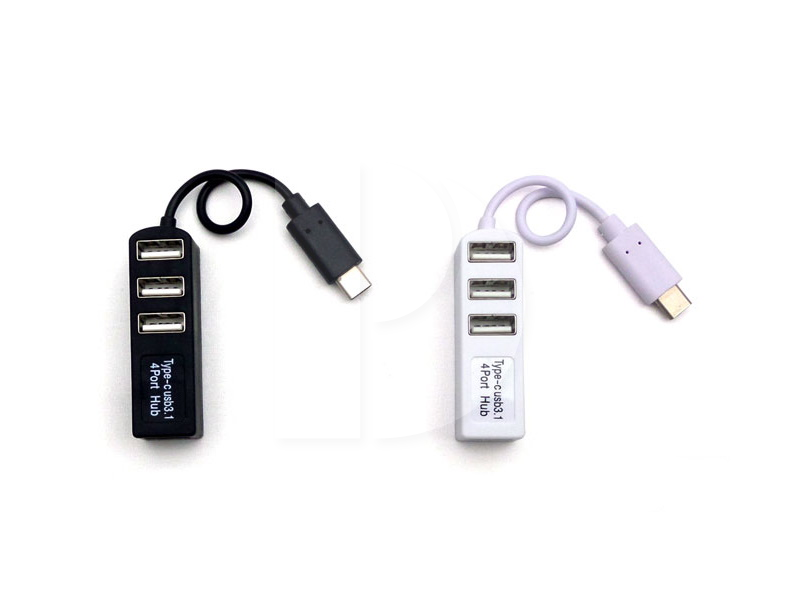 USB HUB TYPE C 4PORTS-V3.0